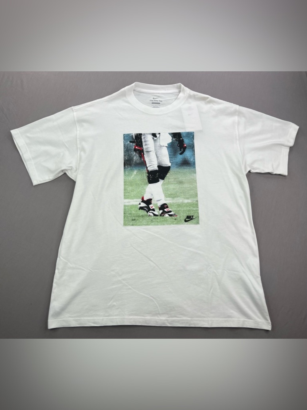 NIKE MENS DEION MAX90 DIAMOND TURF FOOTBALL SS CREW NECK T-SHIRT